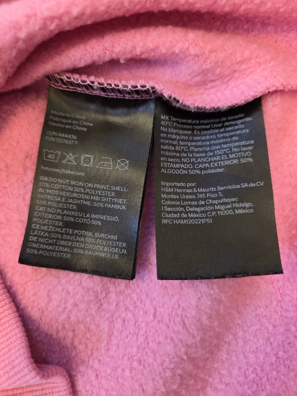 H&M Divided Coca-Cola Pink Graphic Crewneck Sweatshirt Size M - Picture 3 of 8
